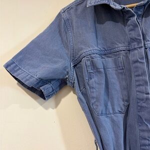 Denim Coverall Jumpsuit